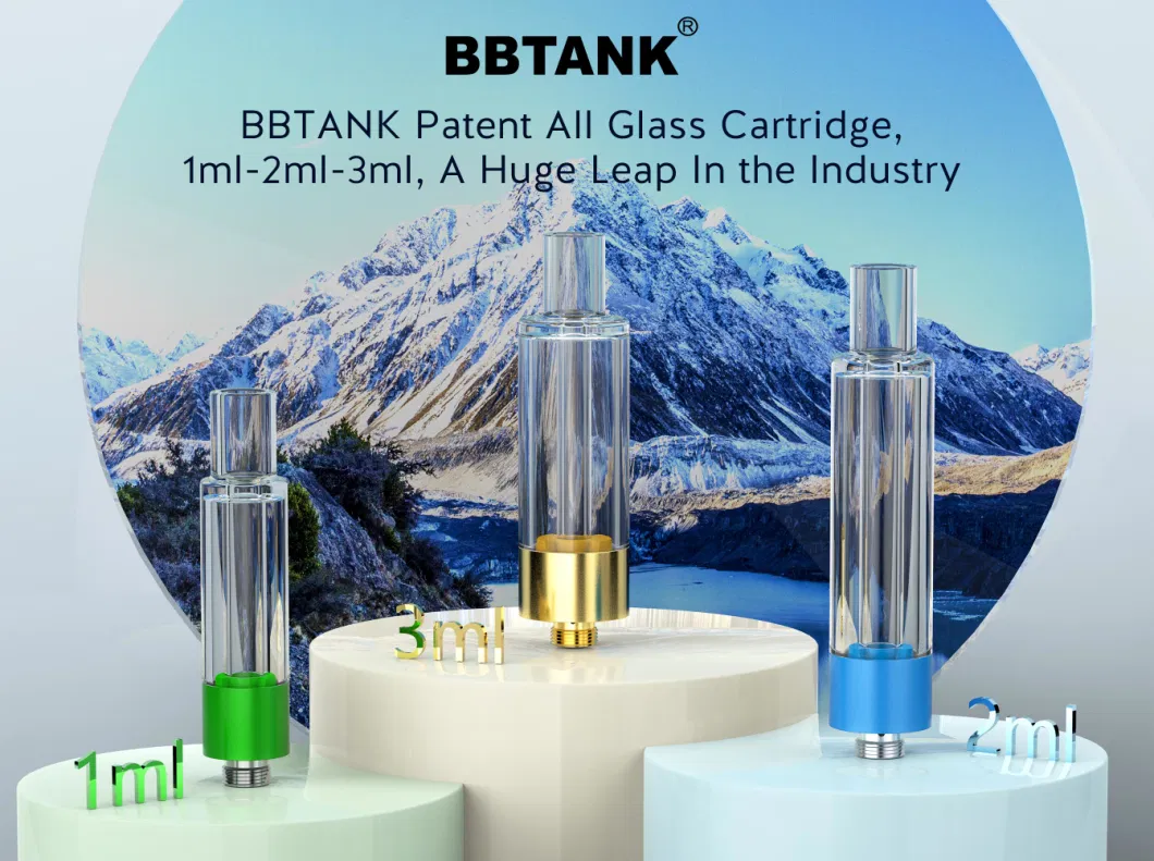 Factory Price Bbtank All Glass Atomizer Thick Oil Disposable Vape Pen