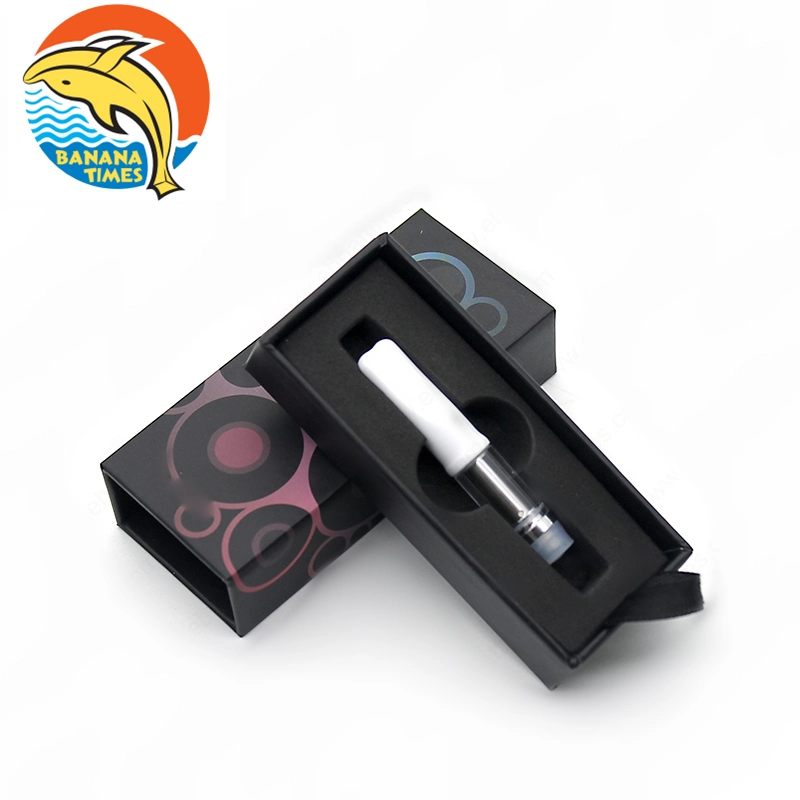 Wholesale Private Label Ruby Empty 2ml DAB Hte Thick Oil Vape Cartridges UK Cakes 2 Gram Oil 510 Vape Pen Cartridge with Black Tip