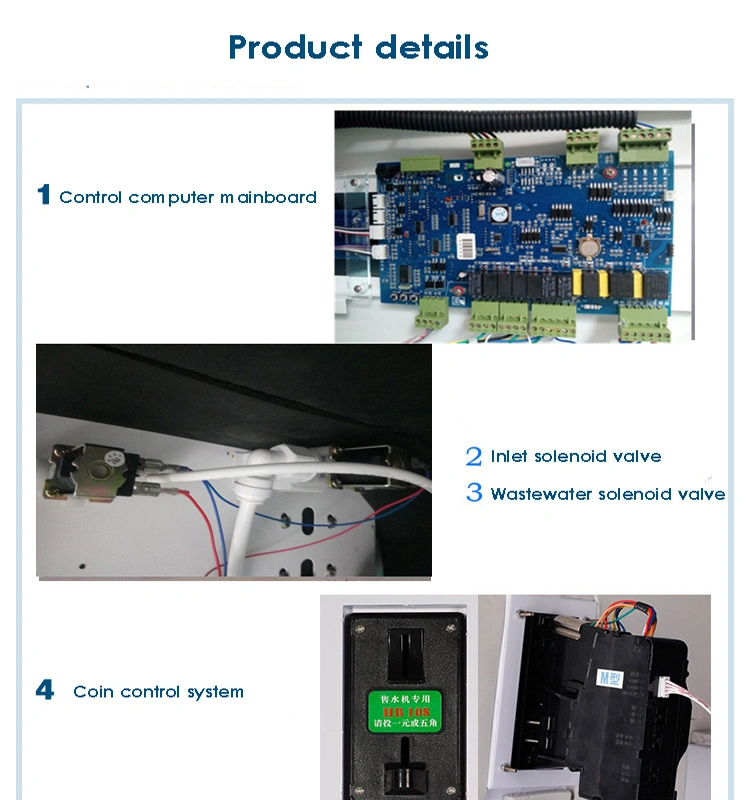 Purified Water Vending Machine with Nayax Credit Card Reader