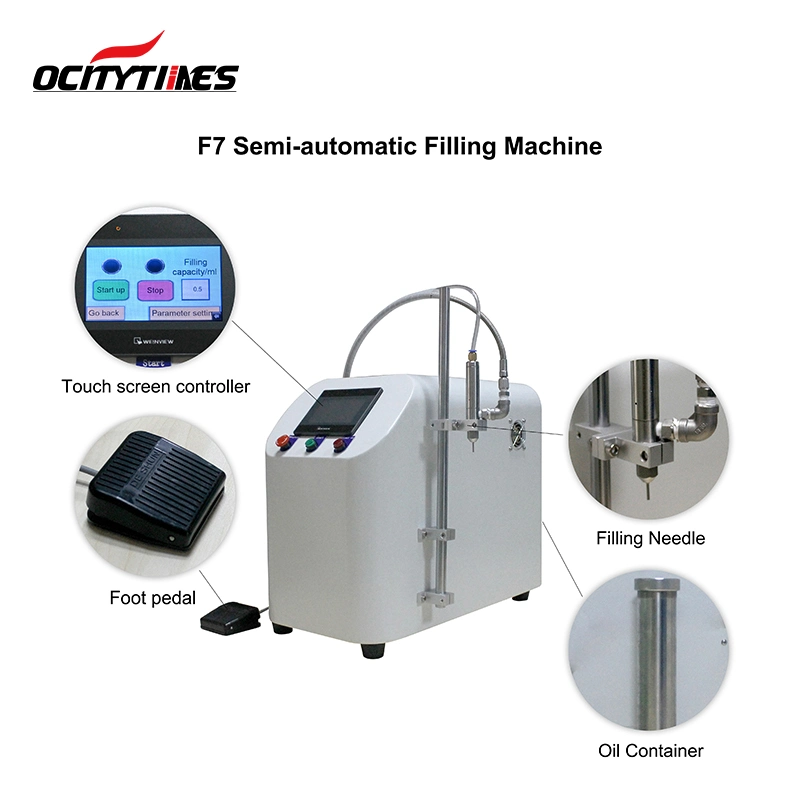 Ocitytimes Disposable CO2 Oil Vaporizer Cartridge Filling Machine