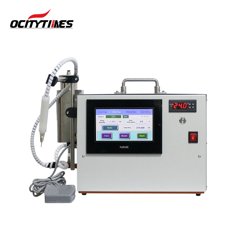 Semi-Auto Manual Oil Liquid Filling Machine No Need Air Compressor