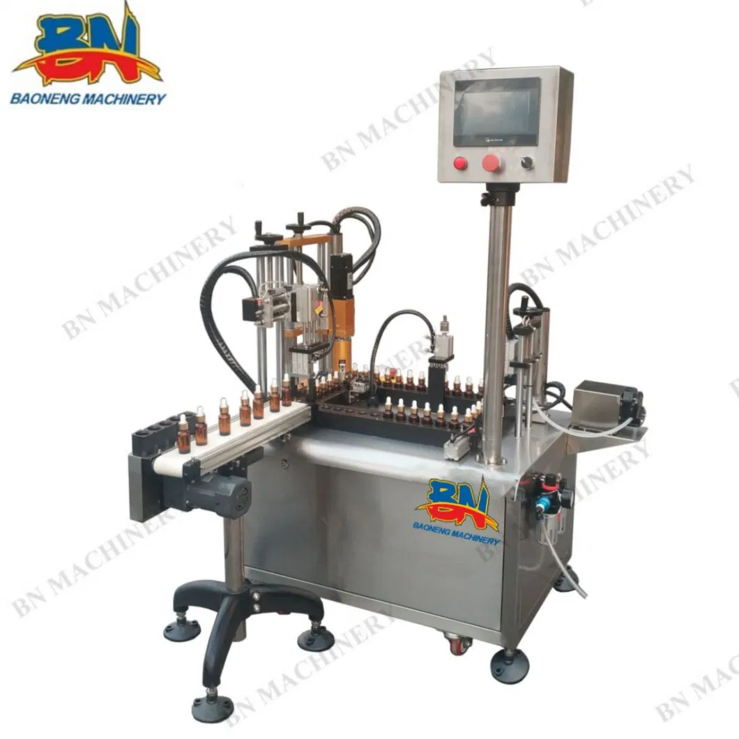 Bottle Feeding, Filling, Plugging, Capping etc Liquid Vape Filling Machine