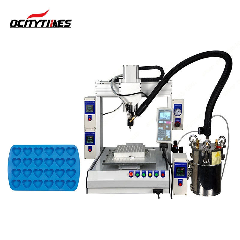 Ocitytimes Thick Oil Cartridge Filling Equipment Disposable Vape Pen Filler with 3 Parts Heating