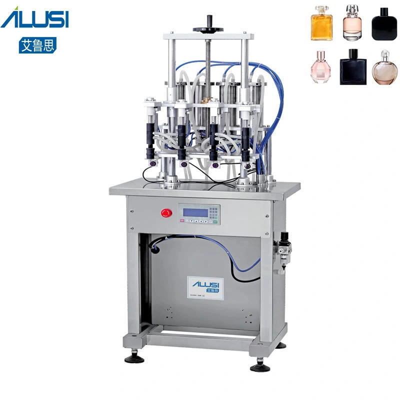 Ailusi 4 Heads Semi-Automatic Vacuum Spray Perfume Filling Machine