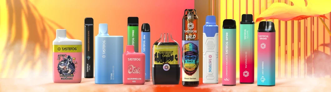 Electronic Cigarette Pod Pen Tastefog Mega 12000 Puffs 2% Nicotine Airflow Control Refillable Wholesale Vape