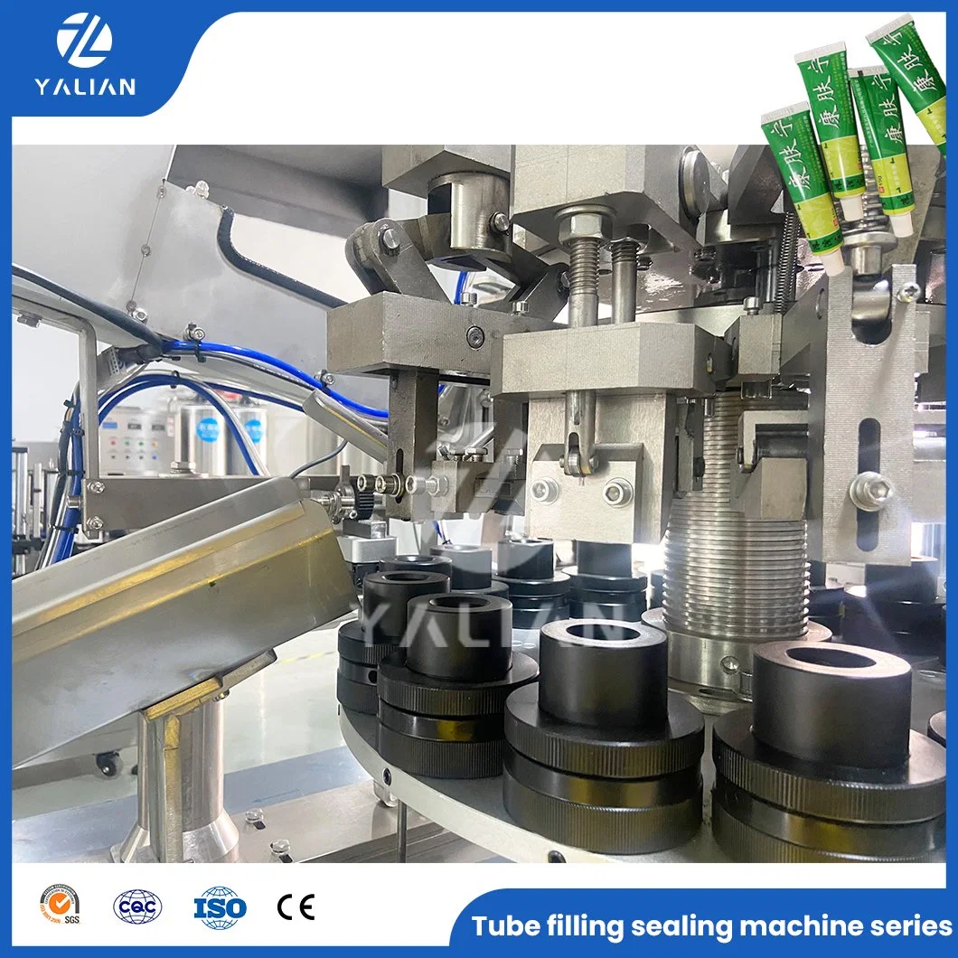 Automatic Super Glue Silica Gel Grease Oil Cartridge Aluminum Tube Silicone Sealant Filling Machine