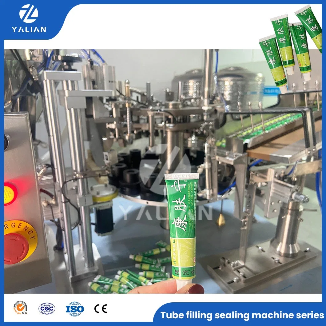 Automatic Super Glue Silica Gel Grease Oil Cartridge Aluminum Tube Silicone Sealant Filling Machine