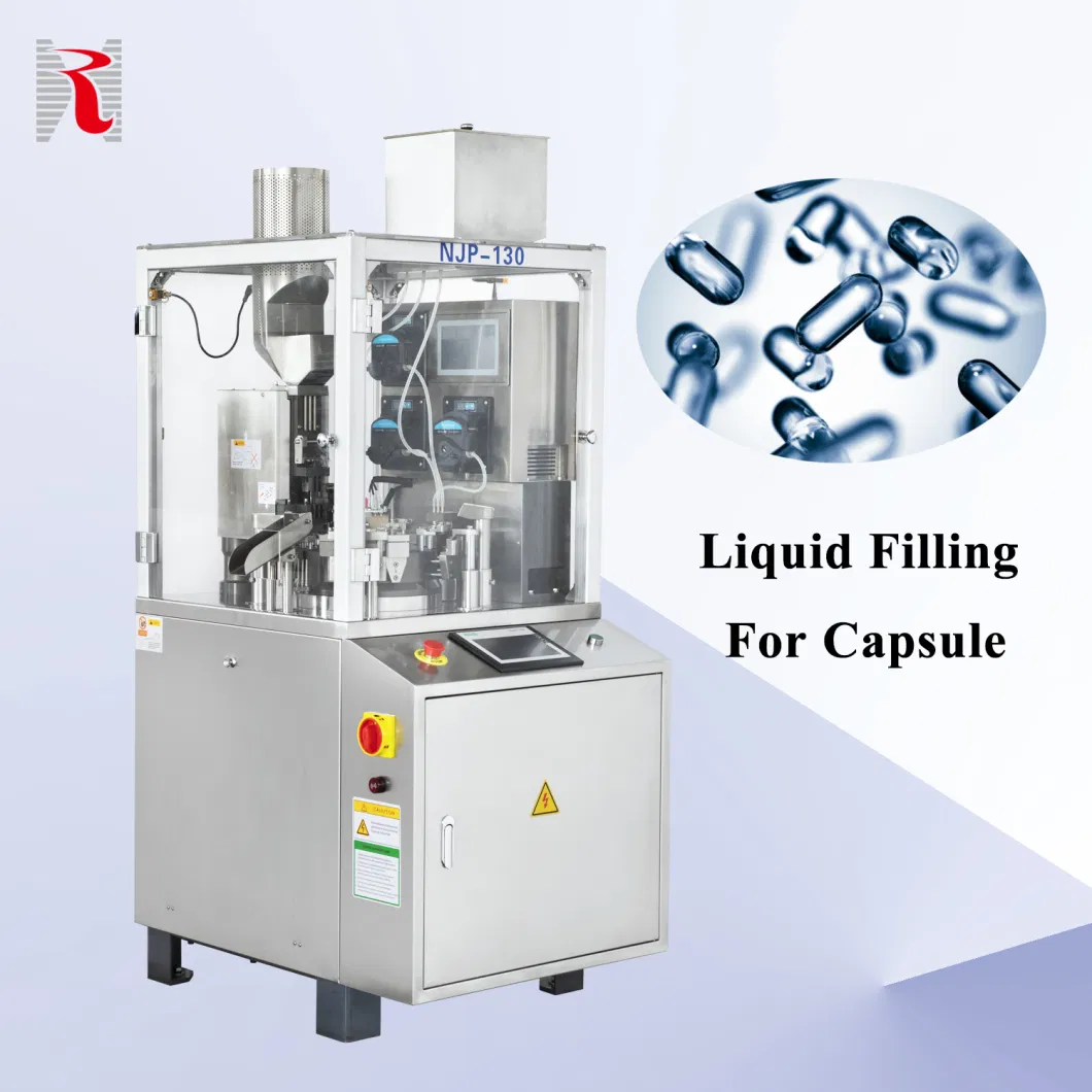 Njp-130 Automatic Liquid Essential Oil Liquid Hard Capsule Filling and Sealing Machine