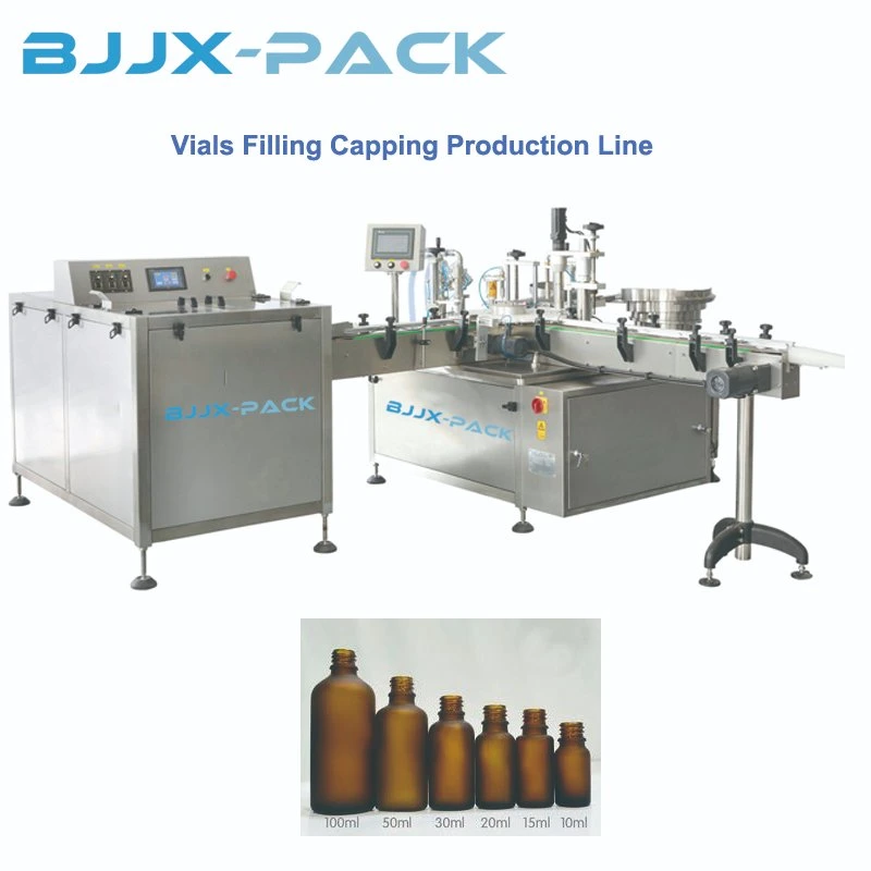 Automatic Rotary Filling Capping Machine for E Juice Small Liquid Filling Machine Vape Filling Machine for Bottles