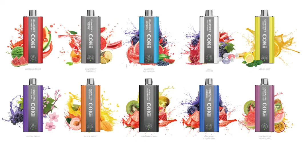 Amazon Hot Sales Cokii Bar Disposable Vape 7500puffs 12000 Puffs Electronic Cigarette Mini Machine