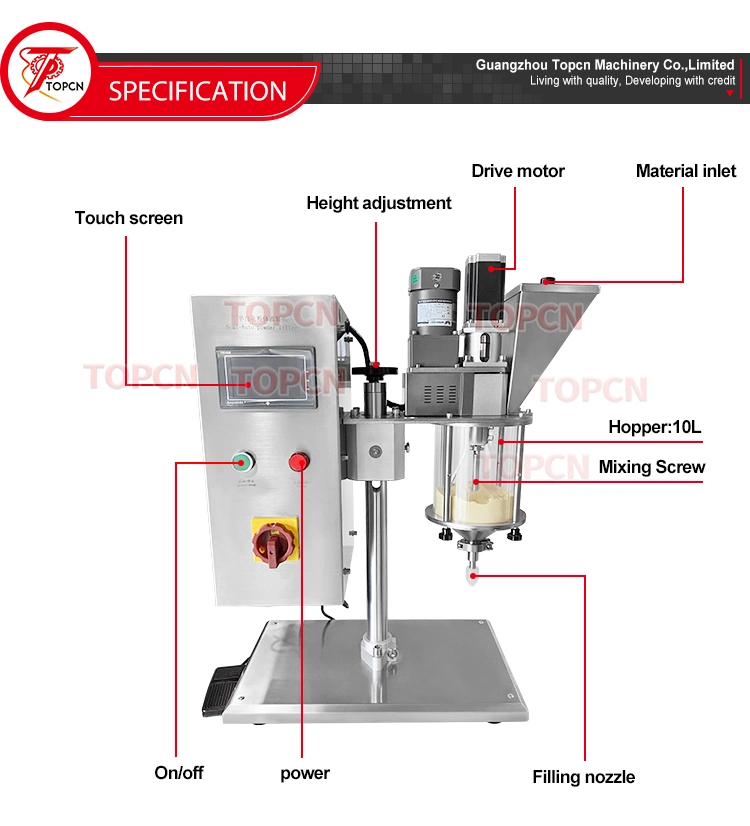 Small Dosage Medicine Powder Filling Machine