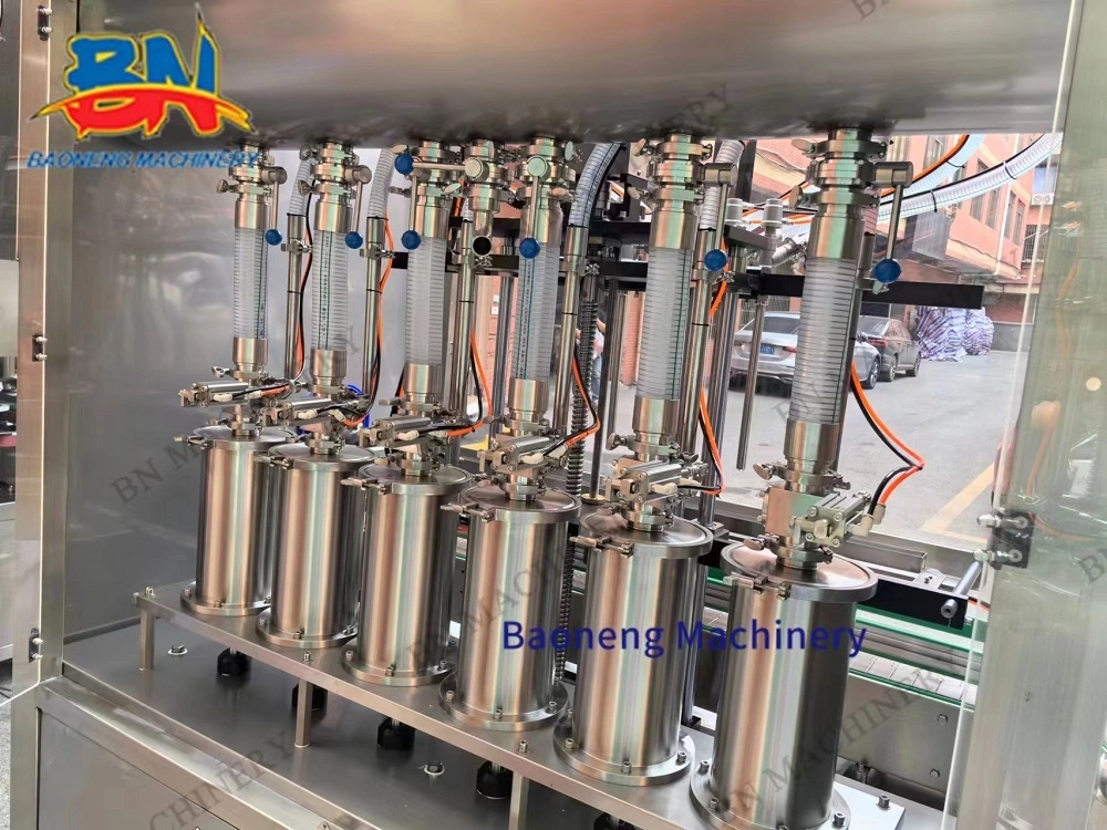 Quality Linear Automatic Liquid Oil Cream Shampoo Bottle Filling Capping Machine