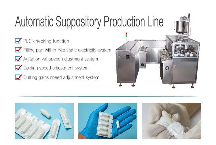 Suppository Filling and Sealing Machine Forms for Rectal Suppositories Machine