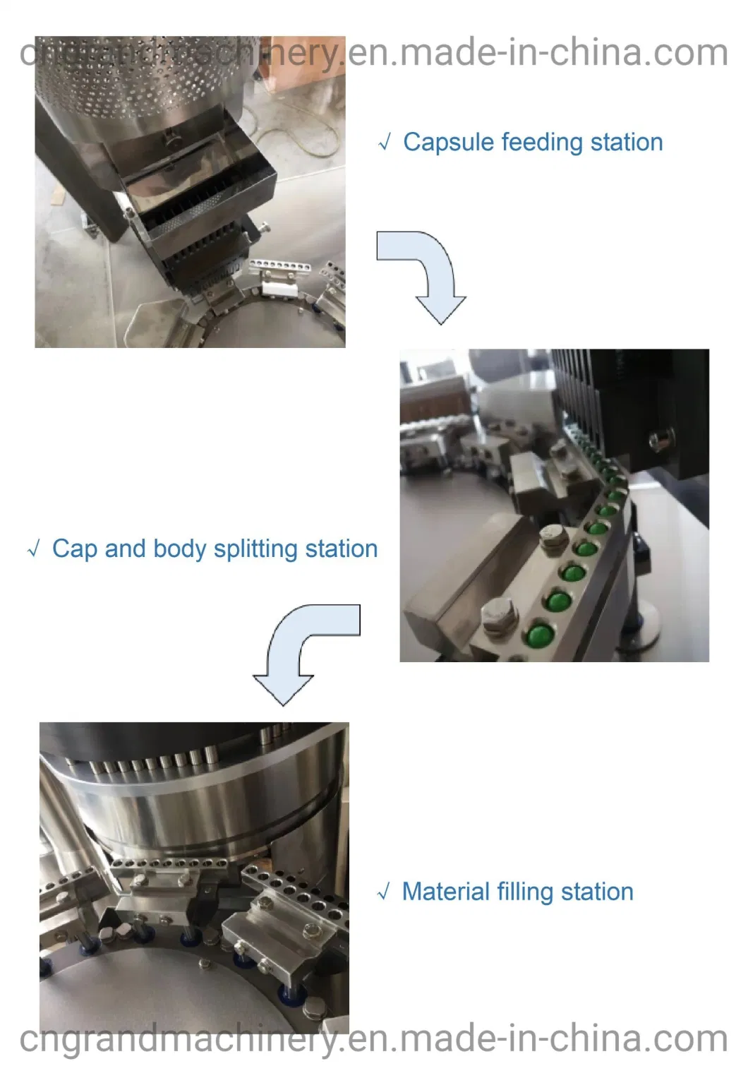 Chinese Medicine Powder Herbal Capsule Filling Machine Filling Pharmaceutical Machine Manufacturer Njp-800