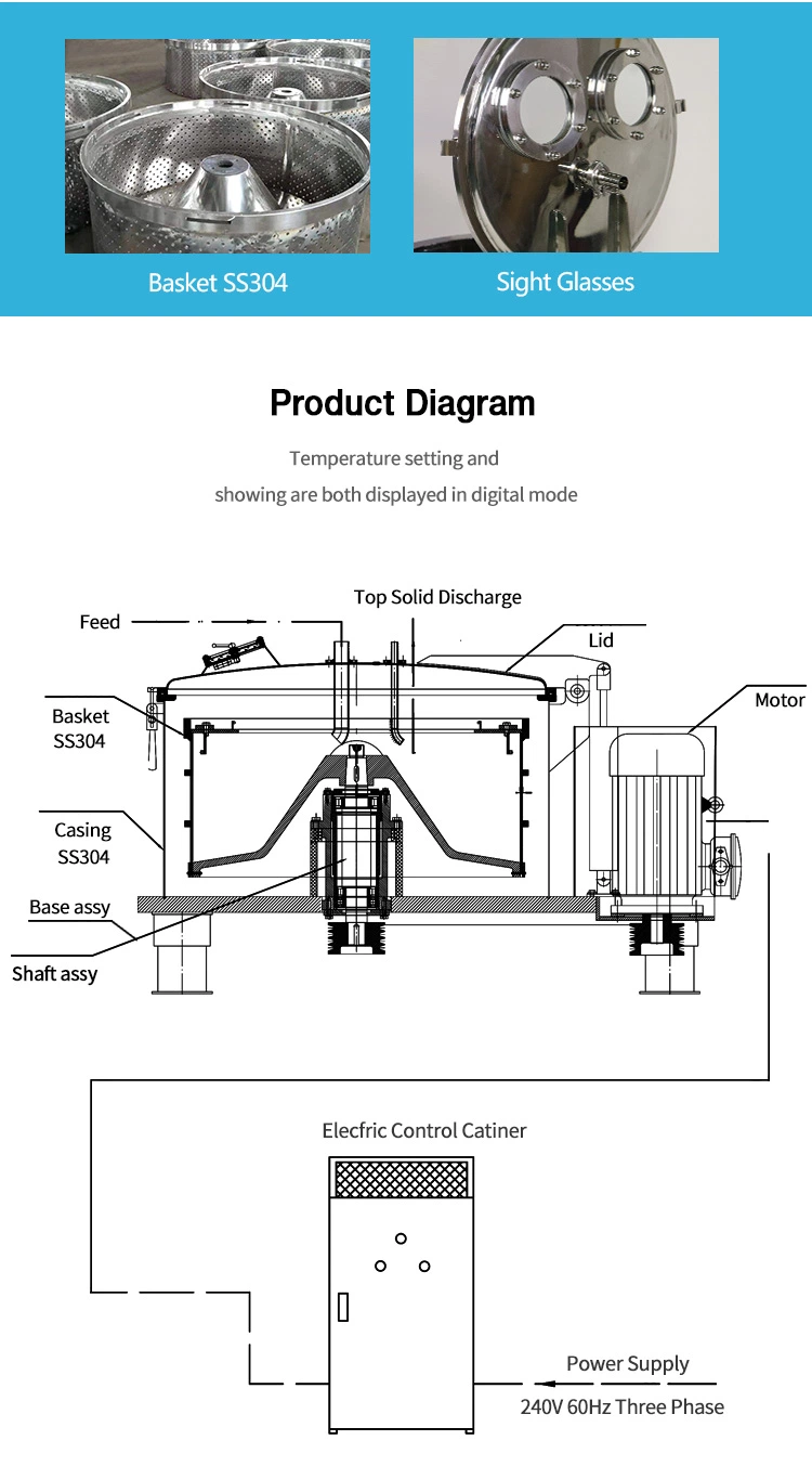 Olive Oil Centrifuge Starch Separator Machine