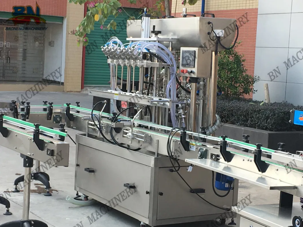 Quality Automatic Liquid Oil Cream Bottle Filling Machine with Capping Labeling Line