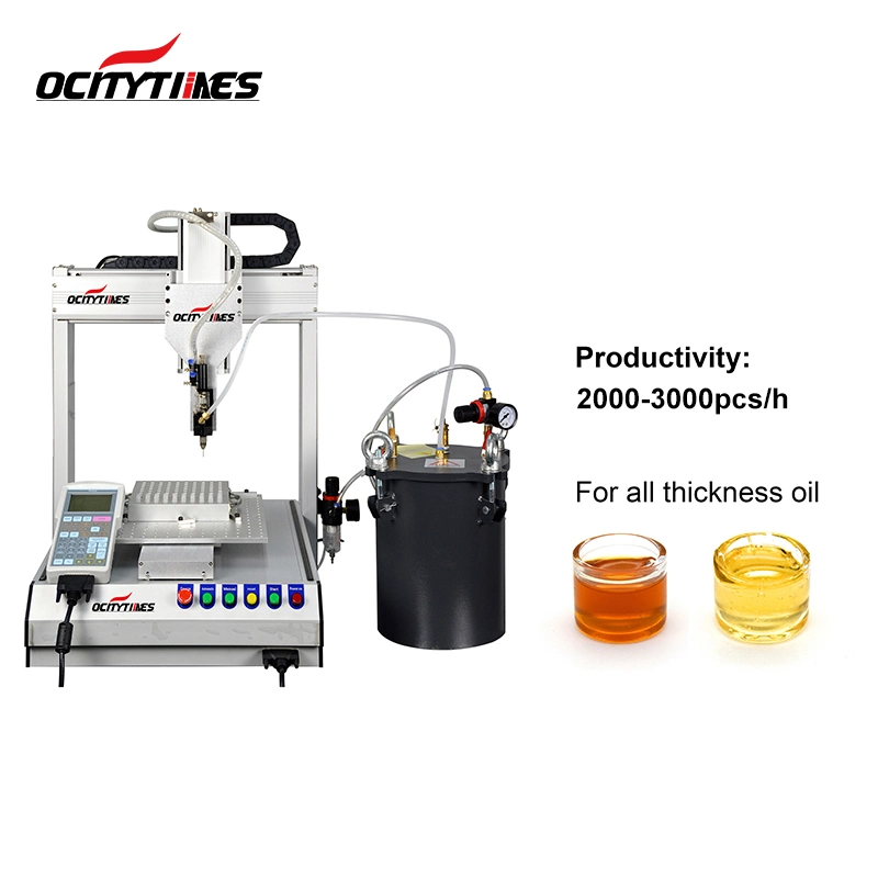 Ocitytimes 1ml 2ml 3ml 5ml Thread Automatic Thick Oil Heating Disposable Cartridge Filling Machine