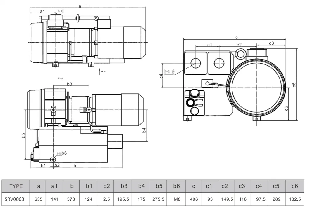 CNC Marble and Glass Machines Oil-Lubricated Rotary Vane Vacuum Pump