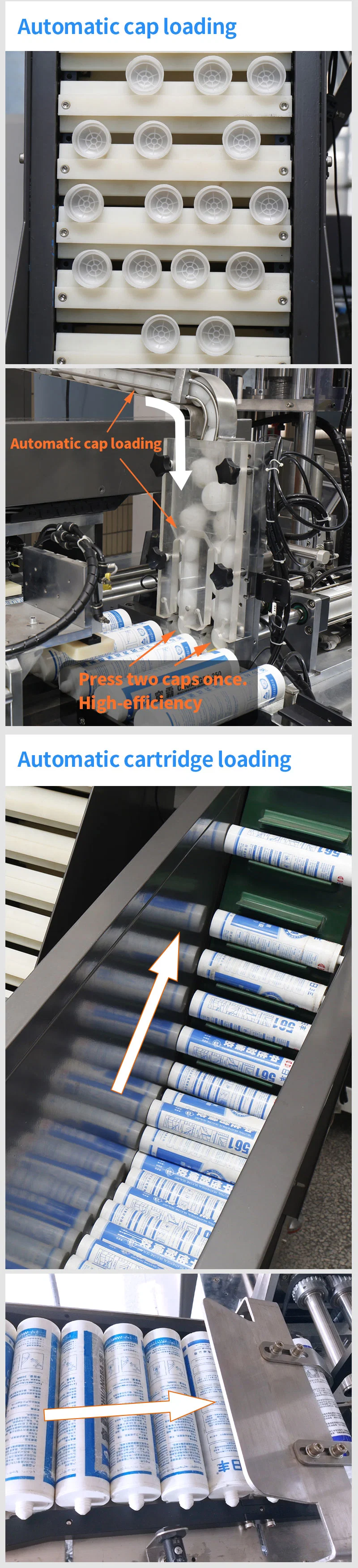 Full Automatic Cartridge Packing Silicone Sealant Adhesive Glue Filling Machine