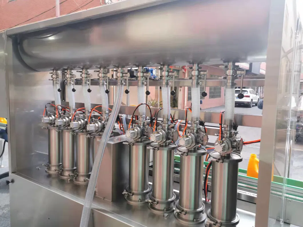 Quality Automatic Liquid Oil Cream Bottle Filling Machine with Capping Labeling Line