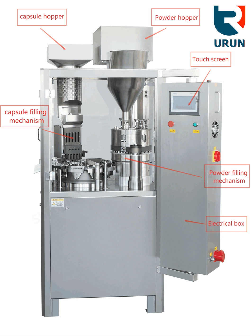 Fully Automatic Powder Granule Pellet Capsules Filler Capsule Filling Machine