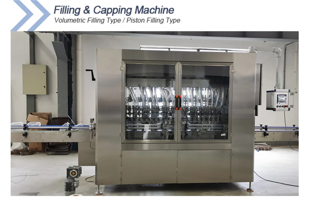 Fully Automatic Linear Piston Cooking Oil Filling Machine