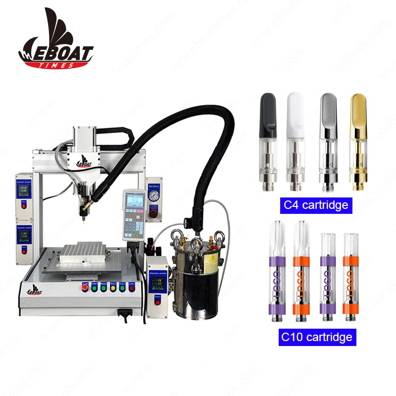 Automatic Oil Vape Filling Machine for Vape Pen Cartridge with Capping