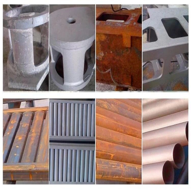 Frame and Steel Rust Remove Roller Conveyor Shot Blasting Machine