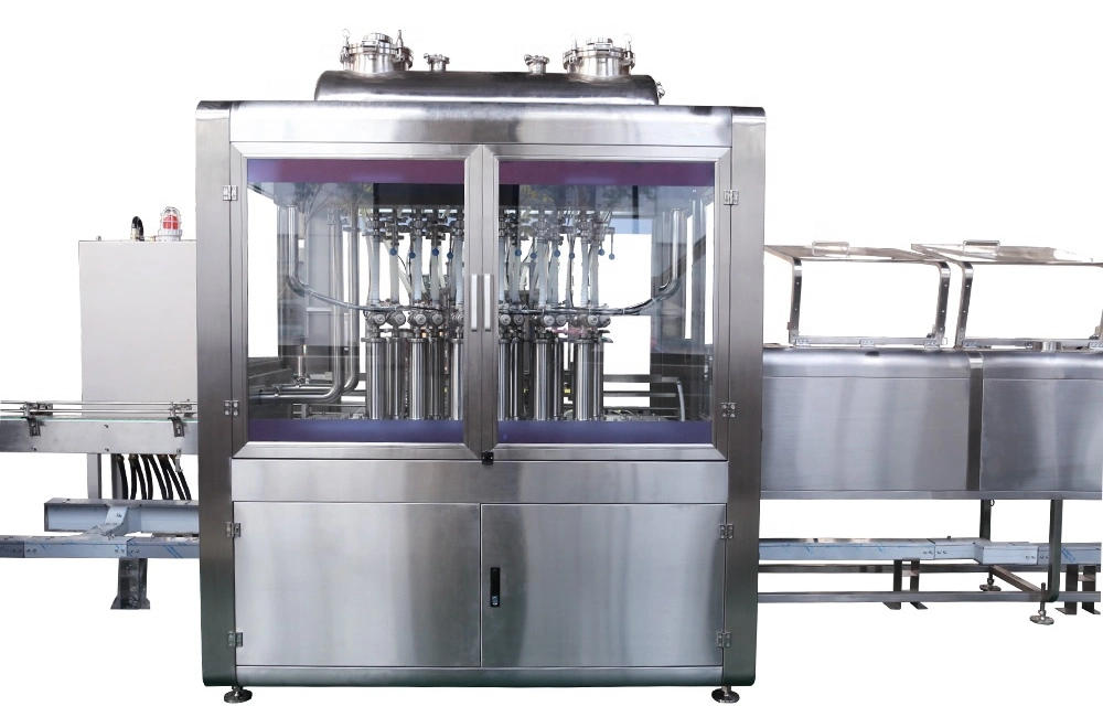 Automatic Fuel Diesel/Gas/Lubricating/Engine/Edible/Olive/Cooking Oil Fruit Juice Water Drinking Pet/Glass/Plastic Bottle Liquid Filling/Capping/Packing Machine