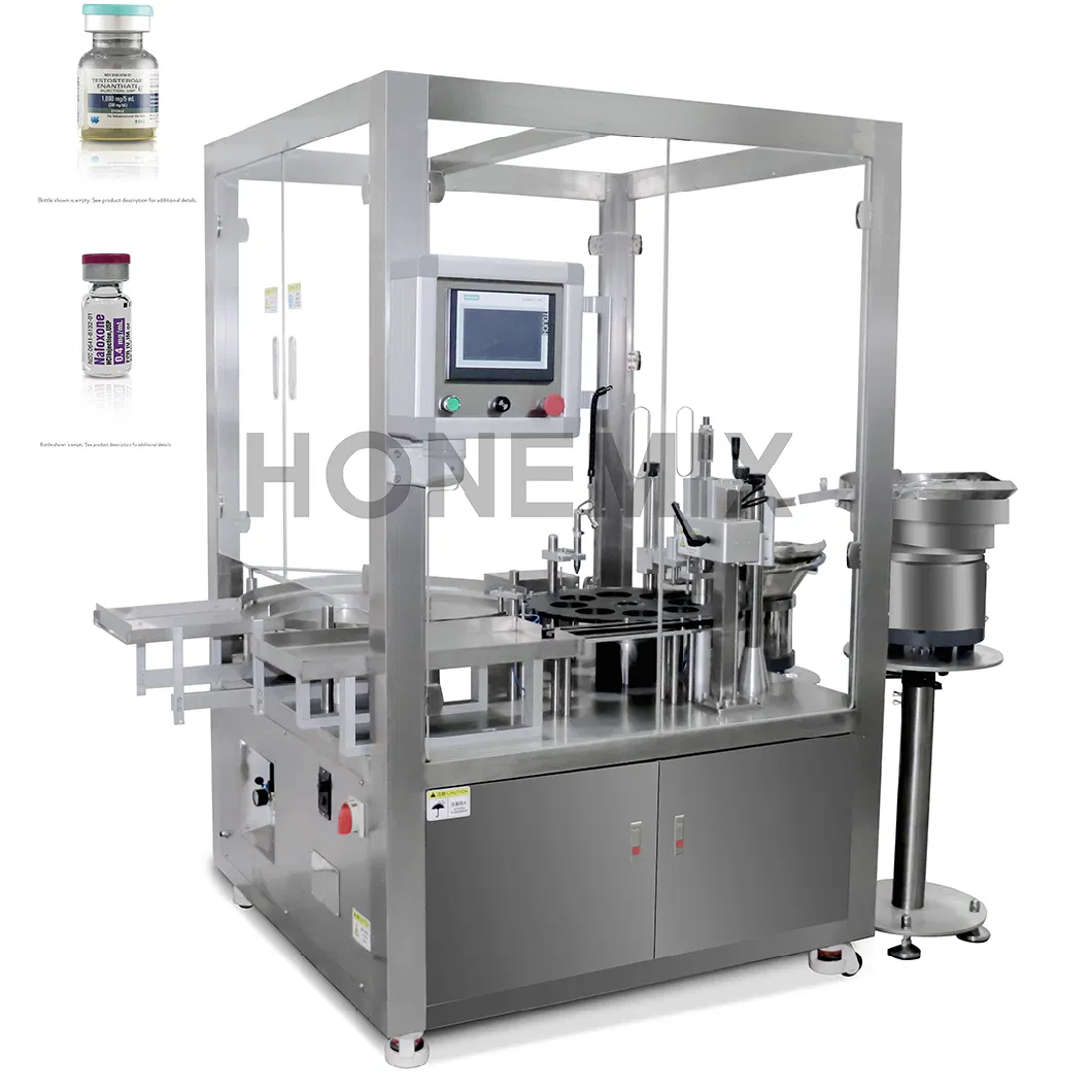 Hone Medicine Mini Glass Vial Filling Machine Small Glass Vial Bottling Machine Glass Bottle Vial Filling Production Line