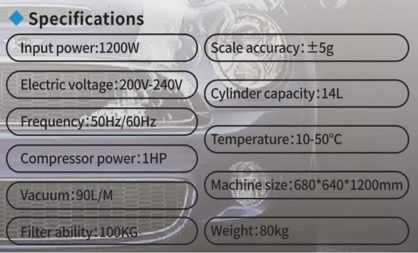 Promotional Automotive Air Conditioning Flushing Machine, Refrigerant Recovery Machine, Recycling Machine