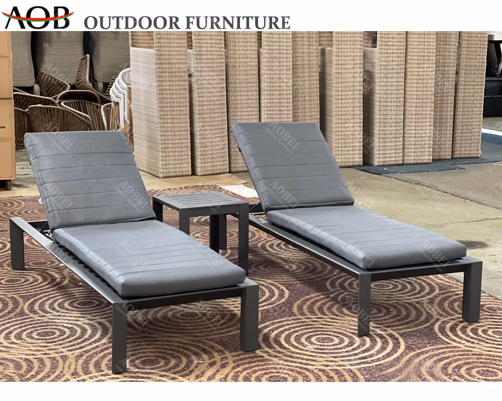 Garden Patio Outdoor Garden Villa Balcony Furniture Sun Lounger Sunbed Chaise Lounge