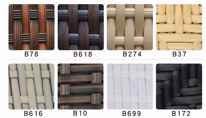 Garden Coffee Table Glass Table PE Rattan Table Outdoor Plastic Table