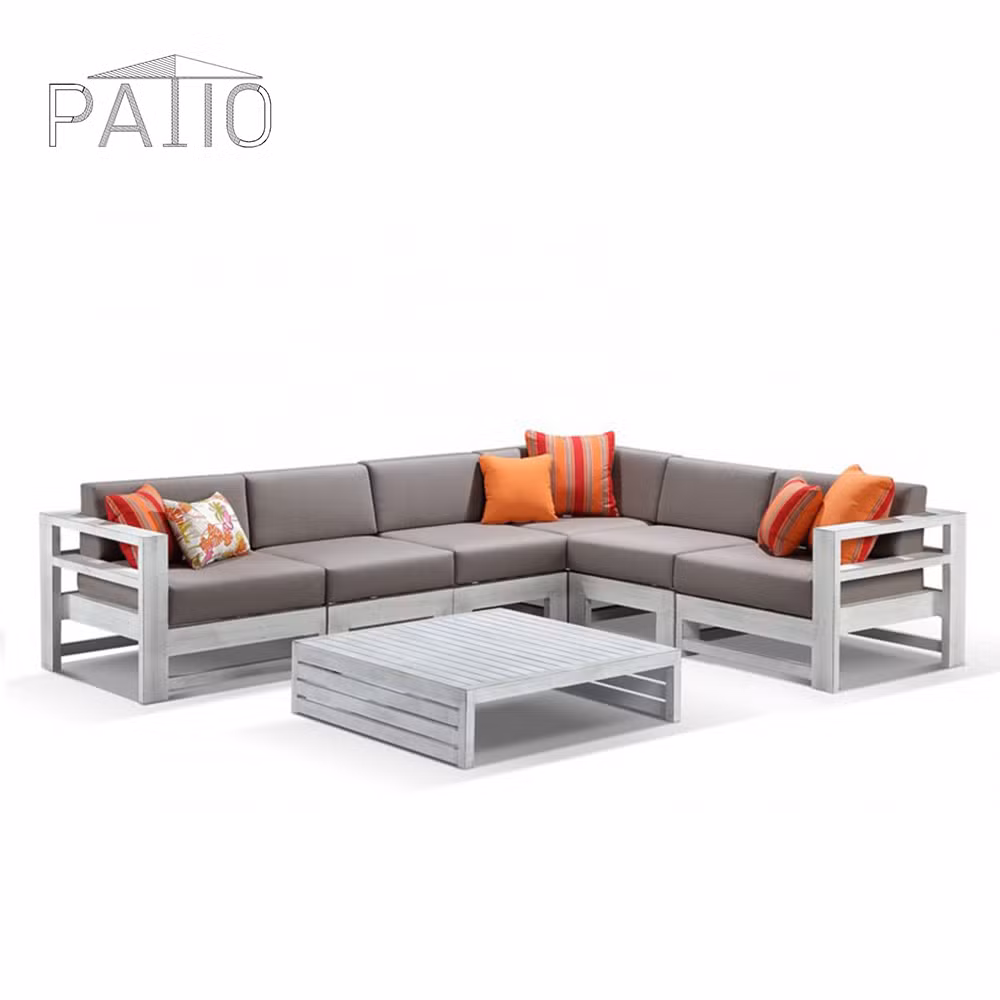 Chinese Factory Direct Wholesale Price Modern Luxury Modern Outdoor Waterproof Garden Home Hotel Aluminum Frame Patio Sofa Furniture