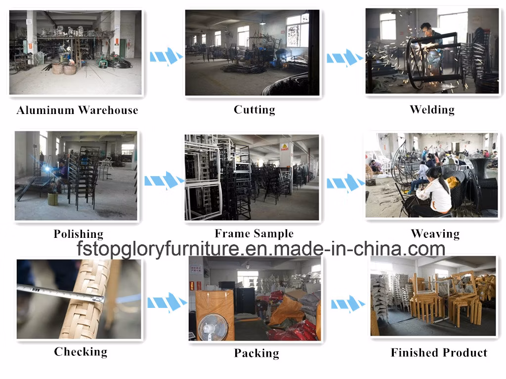 Modern Outdoor White Rattan Restaurant Patio Furniture Garden Dining Set Outdoor Sofa Chair