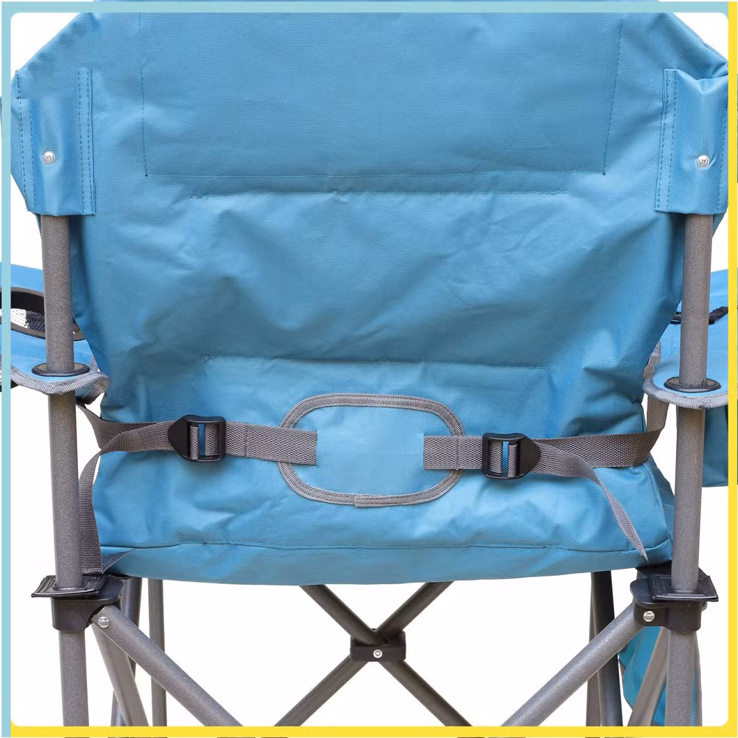 Outdoor Folding Comfortable High Back Chair with Cup Holder