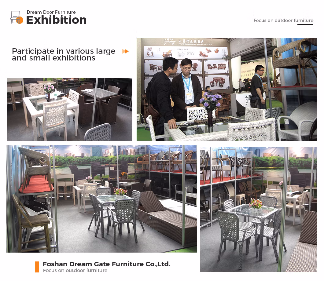 Modern Outdoor Patio Garden Hotel Swing Furniture Leisure Dining Room Lounge Rocking Plastic Rattan Metal Folding Restaurant Chair