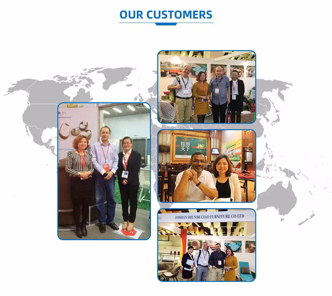 High Quality Garden Outdoor Furniture Restaurant Plasitc Rattan Dining Armchair