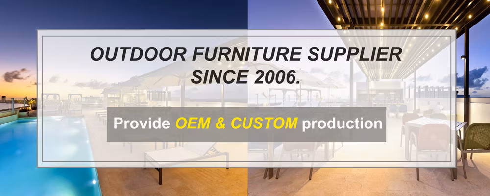 Modern Home Garden Outdoor Beach Hotel Resort Poolside Rattan Wicker Furniture Cabana Sunbed Daybed