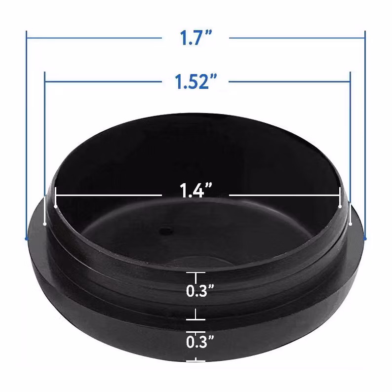 1.25 Inch/1.5 Inch Courtyard Furniture Slide Protectors/Outdoor Garden Iron Furniture Table and Chair Foot Covers and Foot Plugs