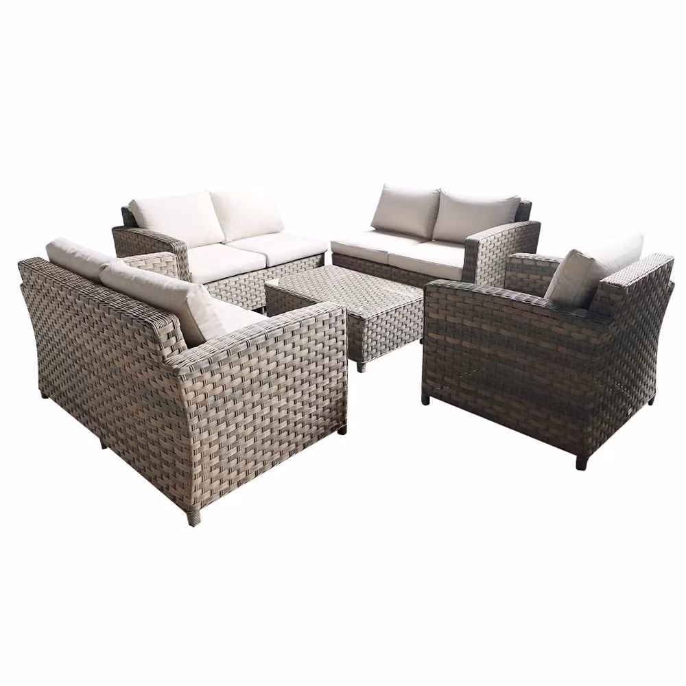High Quality Patio Rattan Furniture Portable Garden Ratan Furniture Set Garden Outdoor