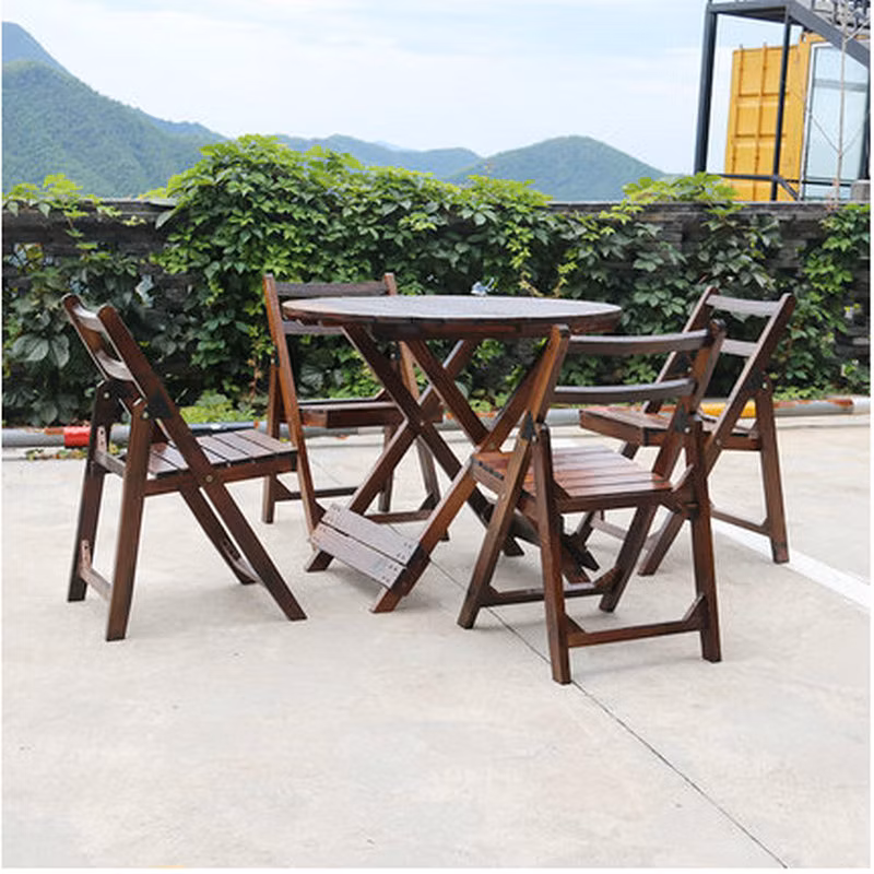 Portable Aluminum Furniture Patio Garden Table Foldable Metal Camping Table BBQ Picnic Outdoor Folding Table and Chairs Set