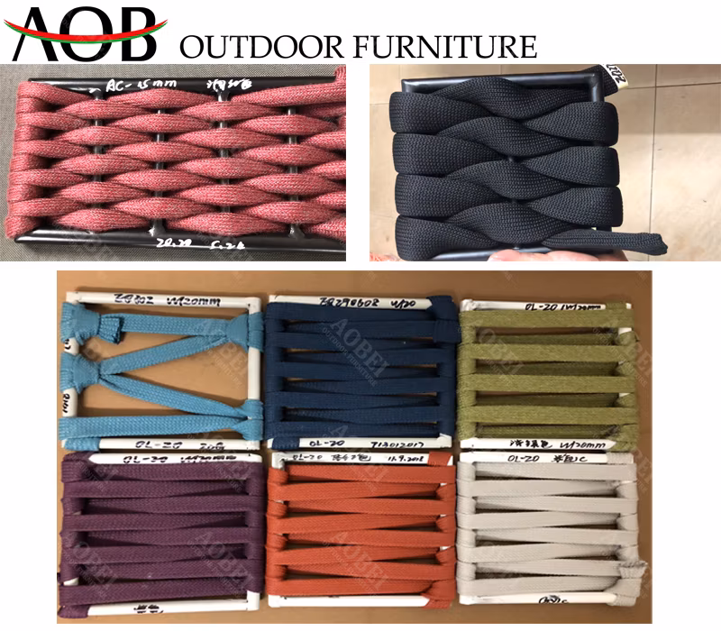 Commercial Outdoor Garden Furniture Aluminum Rope Sofa Set