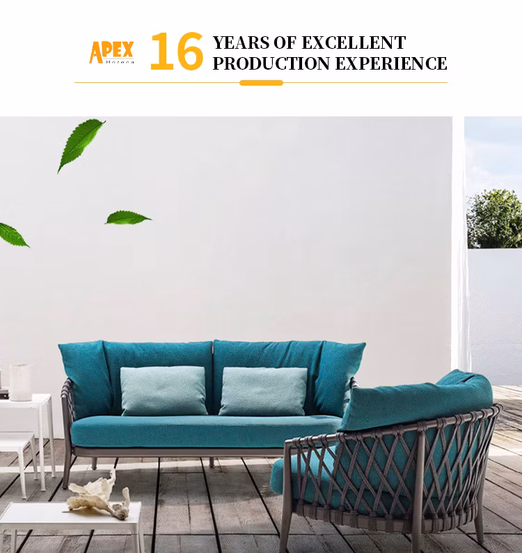 Modern Outdoor Hotel Home Garden Patio Furniture Sofa Set