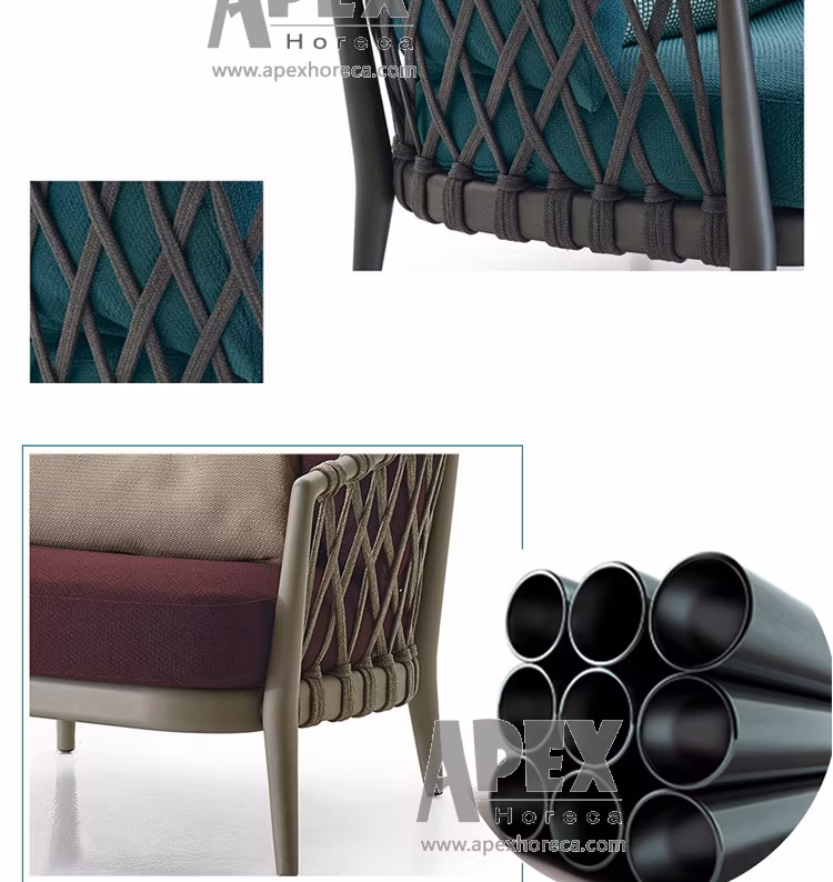 Modern Outdoor Hotel Home Garden Patio Furniture Sofa Set