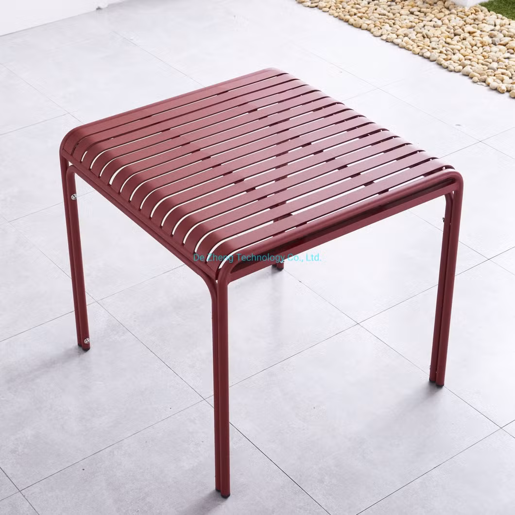 Factory Direct Sale High Quality Cheap Price Aluminum Outdoor Garden Dining Table