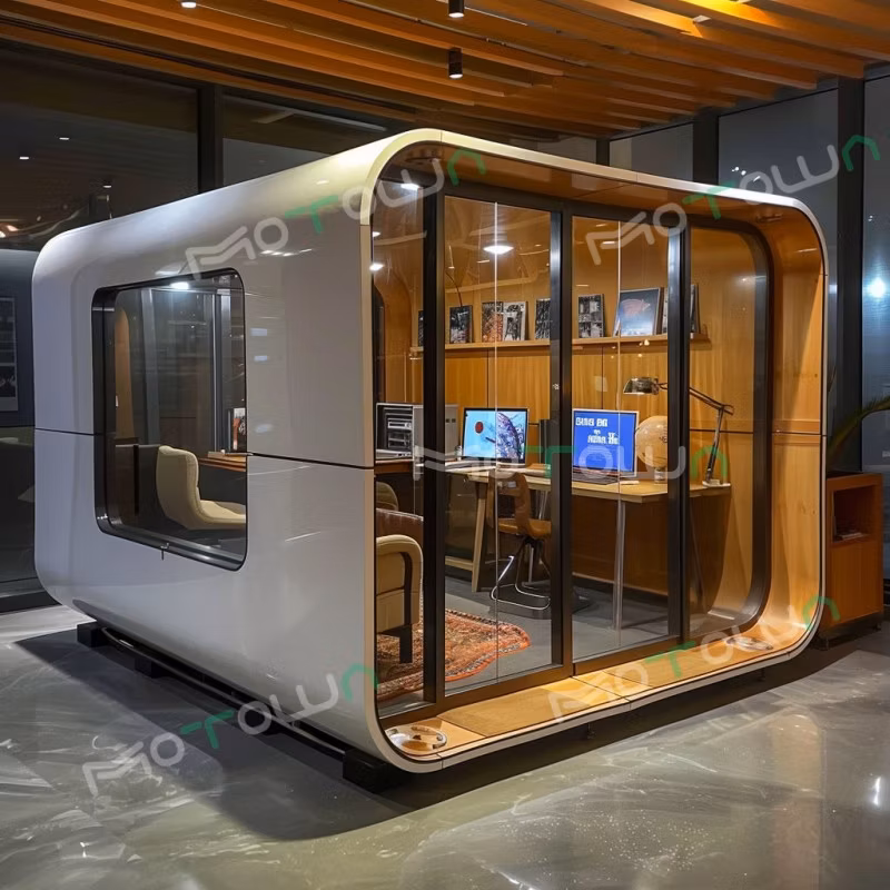 Professional Prefabricated Silent Privacy Movable Sleeping Pods Telephone Small Soundproof Room