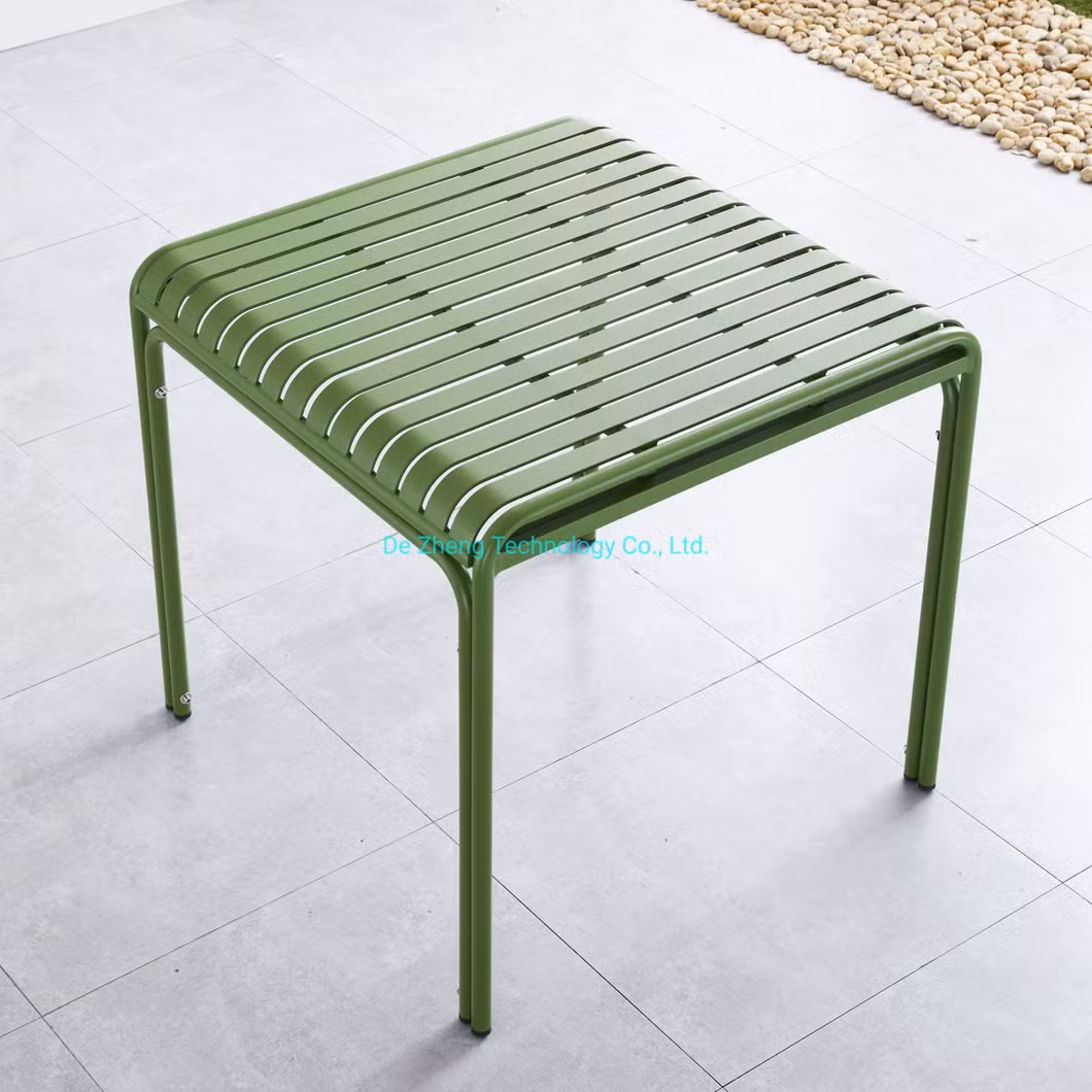Factory Direct Sale High Quality Cheap Price Aluminum Outdoor Garden Dining Table