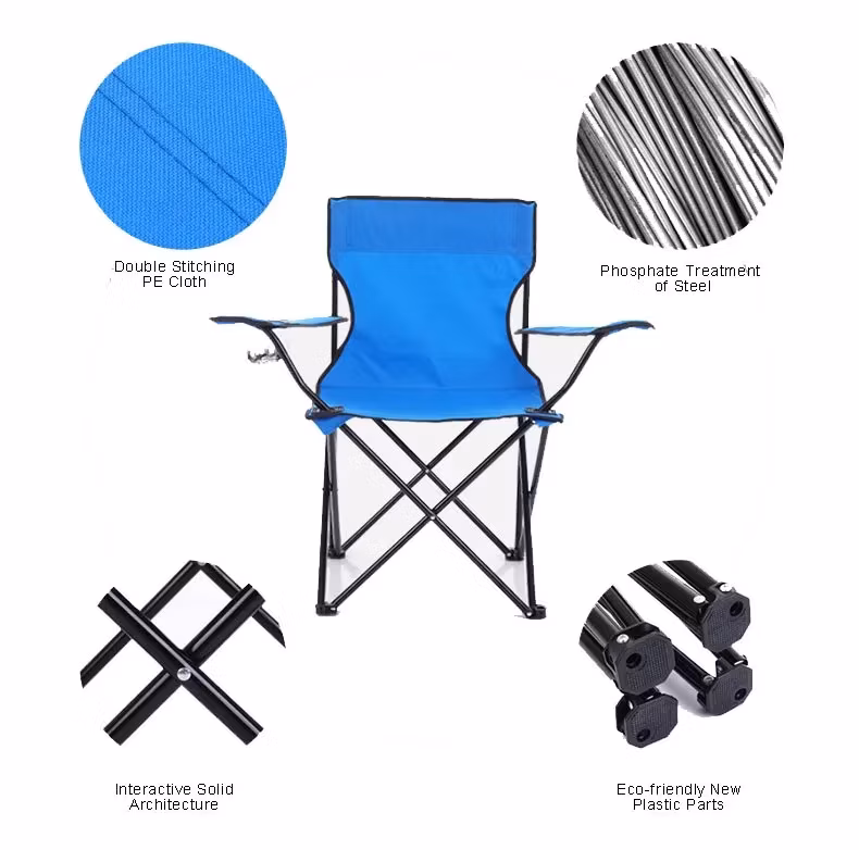 Logo Design Factory Direct Sales Lightweight Outdoor Fishing Chair Folding Camping Chair