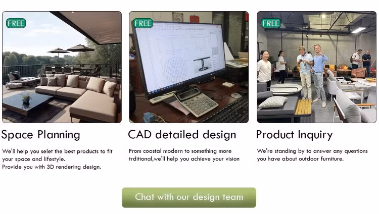 Factory Wholesale Aluminum Garden Furniture Set Outdoor Bar Table Chairs